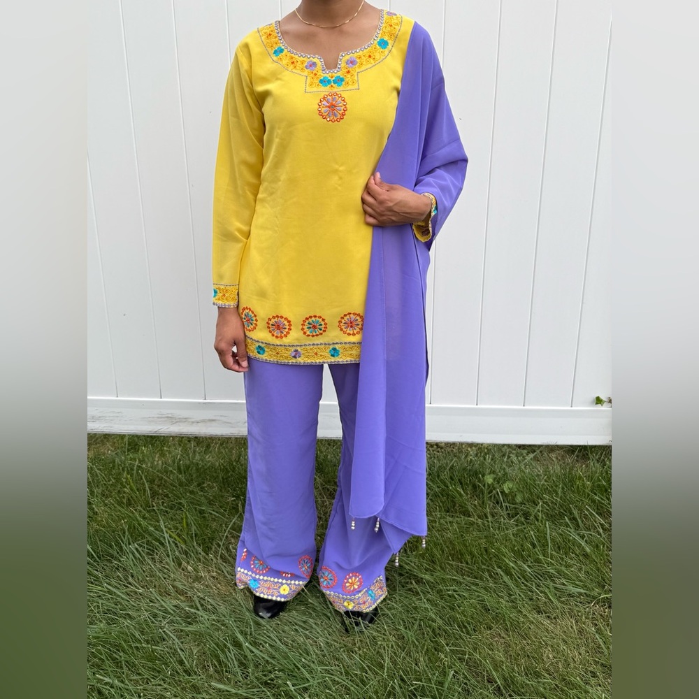Purple Palazzo Pants